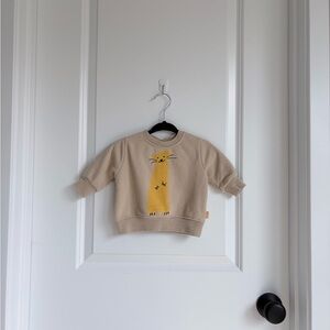 🦦Mon Coeur Meerkat Sweatshirt in Beige